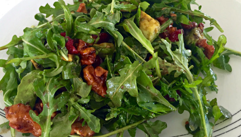 Arugula, Cranberry, and Your Favorite Protein Salad