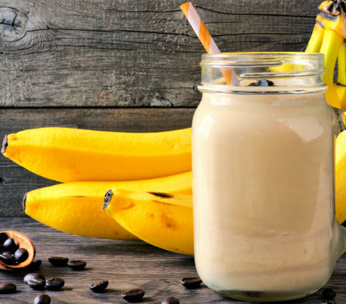 Coffee Banana Protein Smoothie